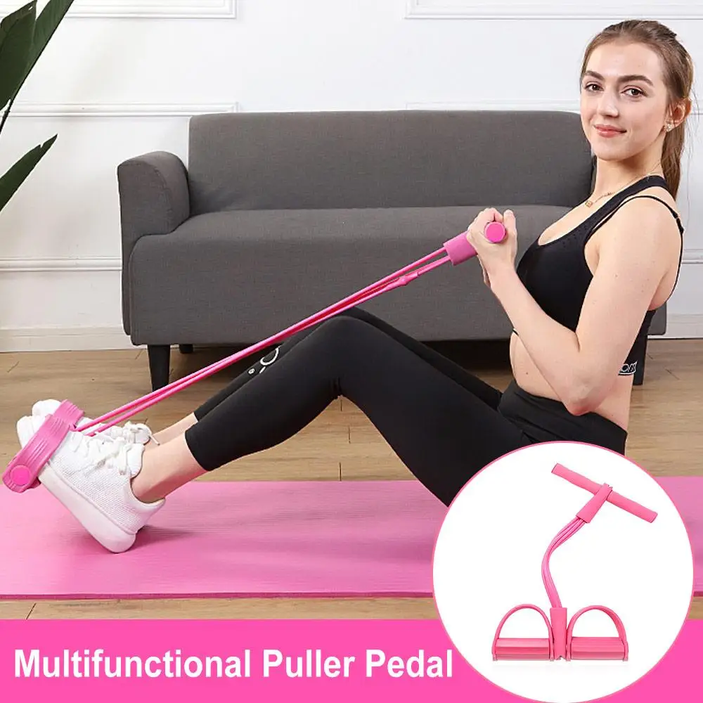 Yoga Pull Rope 4 Tube Fitness Gum Resistance Bands Latex Pedal Exerciser Sit-up Pull Rope Expander Elastic Bands Yoga equipment
Yoga Pull Rope 4 Tube Fitness Gum Resistance Bands Latex Pedal Exerciser Sit-up Pull Rope Expander Elastic Bands Yoga equipment