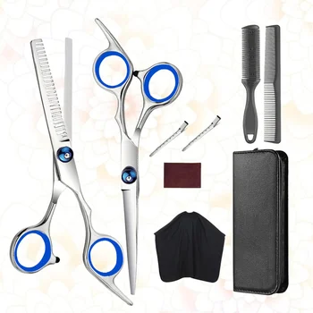 1 Set/9pcs Practical Haircut Scissors Tools Kit Hair Cutting Supplies Barbershop Accessories for Daily Use
1 Set/9pcs Practical Haircut Scissors Tools Kit Hair Cutting Supplies Barbershop Accessories for Daily Use