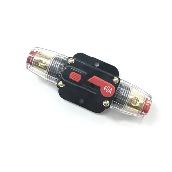 Fuse Holders 20amp Inline Circuit Breaker for Car Audio and Amps Overload Protection Reset Fuse Inverter 12V-24V DC
Fuse Holders 20amp Inline Circuit Breaker for Car Audio and Amps Overload Protection Reset Fuse Inverter 12V-24V DC