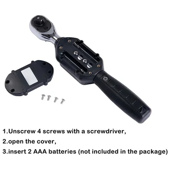 Digital Torque Wrench Easy Read LCD Display Buzzer Calibrated Home Multifunction High Precision Car Repair Anti-slip Handle
Digital Torque Wrench Easy Read LCD Display Buzzer Calibrated Home Multifunction High Precision Car Repair Anti-slip Handle