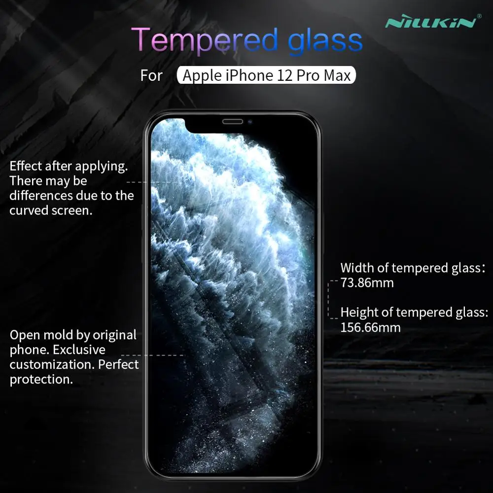 Anti-Explosion Glass Screen Protector for Apple iPhone 12 Pro Max H+Pro Screen Protectors Tempered Glass High Quality Nillkin
Anti-Explosion Glass Screen Protector for Apple iPhone 12 Pro Max H+Pro Screen Protectors Tempered Glass High Quality Nillkin