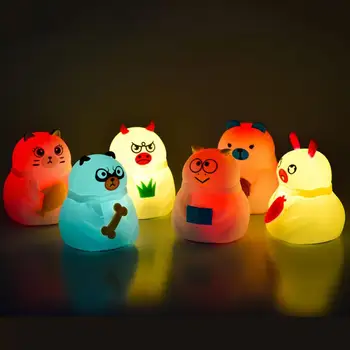 USB Charging and Patting Silicone Lamp Colorful Children's Light Night Light Patting Model Charging and Patting Silicone Lamp
USB Charging and Patting Silicone Lamp Colorful Children's Light Night Light Patting Model Charging and Patting Silicone Lamp