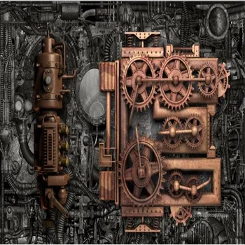 Milofi retro mechanical industrial wind 3D TV background wall
Milofi retro mechanical industrial wind 3D TV background wall