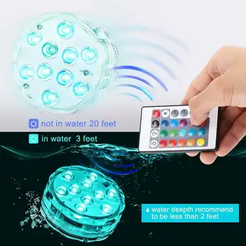 13Led Remote Controlled RGB Submersible Light Battery Operated Underwater Night Lamp Outdoor Vase Bowl Garden Party Decoration
13Led Remote Controlled RGB Submersible Light Battery Operated Underwater Night Lamp Outdoor Vase Bowl Garden Party Decoration