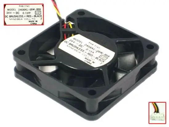 NMB-MAT 2406KL-05W-B59 L07 DC 24V 0.13A 3-проводной 60x60x15 мм вентилятор охлаждения сервера
NMB-MAT 2406KL-05W-B59 L07 DC 24V 0.13A 3-проводной 60x60x15 мм вентилятор охлаждения сервера