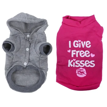 1Pcs Cat Dog Clothes Winter Warm Knitwear Gray, L & 1Pcs Small Pet Dog T Shirt Summer Shirt Rose Red Xs
1Pcs Cat Dog Clothes Winter Warm Knitwear Gray, L & 1Pcs Small Pet Dog T Shirt Summer Shirt Rose Red Xs