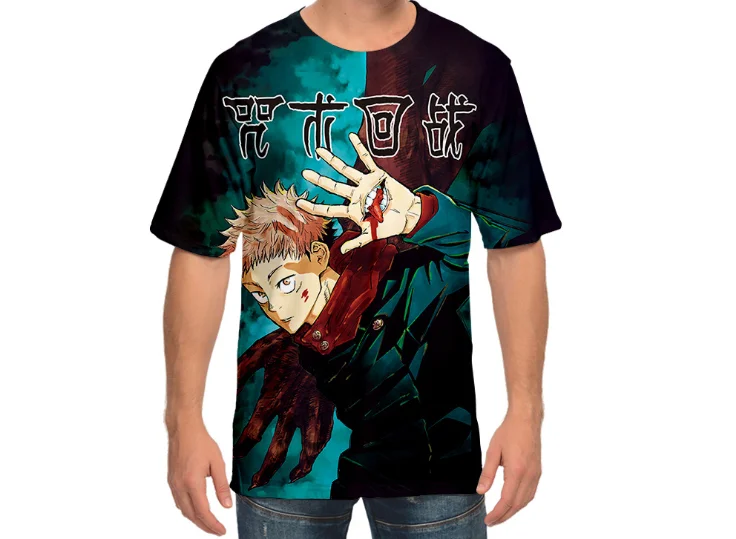 Jujutsu Kaisen Yuji Itadori T Shirt Summer Men Women Short Sleeve Tees Fashion Casual Boy Girl Kids Tees T-shirt
Jujutsu Kaisen Yuji Itadori T Shirt Summer Men Women Short Sleeve Tees Fashion Casual Boy Girl Kids Tees T-shirt
