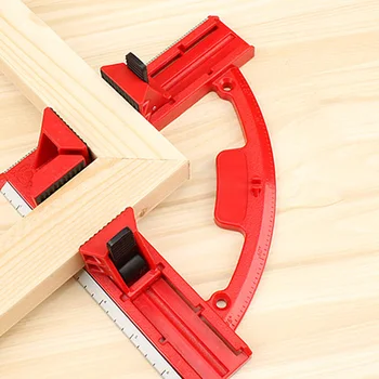 90 Degree Right Angle Corner Clamp Picture Frame Clip DIY Woodworking Tool Gauge Ruler High Quality Practical 
90 Degree Right Angle Corner Clamp Picture Frame Clip DIY Woodworking Tool Gauge Ruler High Quality Practical