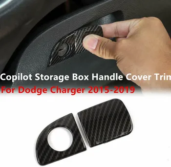 Car Copilot Storage Box Handle Cover Trim Carbon Fiber For Dodge Charger 2015-2019 Car Interior Accessories
Car Copilot Storage Box Handle Cover Trim Carbon Fiber For Dodge Charger 2015-2019 Car Interior Accessories