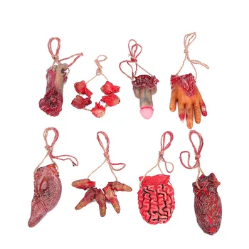 Horror Halloween Decoration Latex Broken Blood Severed Arm Hand Foot Heart Brain Finger Party Decoration Supplies
Horror Halloween Decoration Latex Broken Blood Severed Arm Hand Foot Heart Brain Finger Party Decoration Supplies