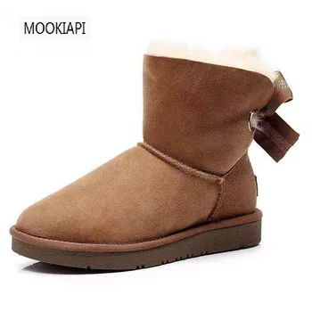 China's most fashionable women's snow boots in 2019, real sheepskin, 100% natural wool, two colors, laced women's shoes
China's most fashionable women's snow boots in 2019, real sheepskin, 100% natural wool, two colors, laced women's shoes