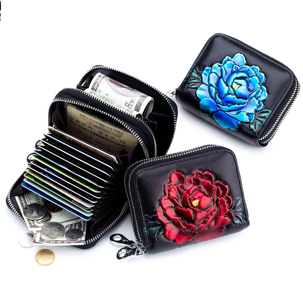 2019 New Style Double Zipper Organ Wallet Multi Card Bit RFID Fashion Rose Coloured Drawing Multi-functional Purse
2019 New Style Double Zipper Organ Wallet Multi Card Bit RFID Fashion Rose Coloured Drawing Multi-functional Purse