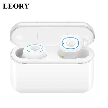 LEORY TWS Mini Wireless bluetooth 5.0 Earphone Wireless HiFi Stereo Denoise Earbuds Touch Control Auto Pairing Headset with Mic
LEORY TWS Mini Wireless bluetooth 5.0 Earphone Wireless HiFi Stereo Denoise Earbuds Touch Control Auto Pairing Headset with Mic