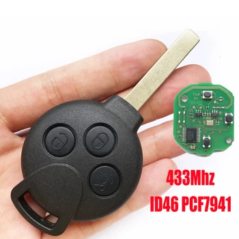 3 Buttons Car Remote Key for Mercedes Benz MB Smart City 451 Fortwo Forfour PCF7941 ID46 Tranponder Chip 433Mhz Smart Key Uncut
3 Buttons Car Remote Key for Mercedes Benz MB Smart City 451 Fortwo Forfour PCF7941 ID46 Tranponder Chip 433Mhz Smart Key Uncut