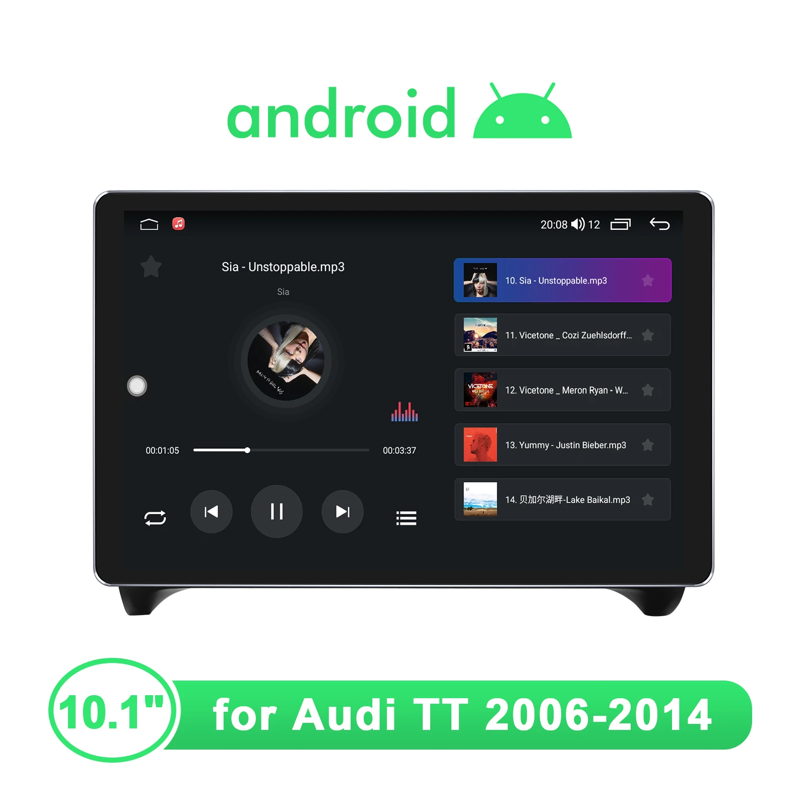 Автомобильный радиоприемник JOYING Android 10,0, головное устройство, автомобильные мониторы 10,1 дюйма, Bluetooth с GPS, рулевое колесо для Audi TT 2006-2014
Автомобильный радиоприемник JOYING Android 10,0, головное устройство, автомобильные мониторы 10,1 дюйма, Bluetooth с GPS, рулевое колесо для Audi TT 2006-2014