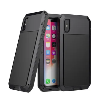 Heavy Duty Protection Doom armor Metal Aluminum phone Case for iPhone X XR iphoneXs Max Shockproof Cover Used for Hiking Cycling
Heavy Duty Protection Doom armor Metal Aluminum phone Case for iPhone X XR iphoneXs Max Shockproof Cover Used for Hiking Cycling