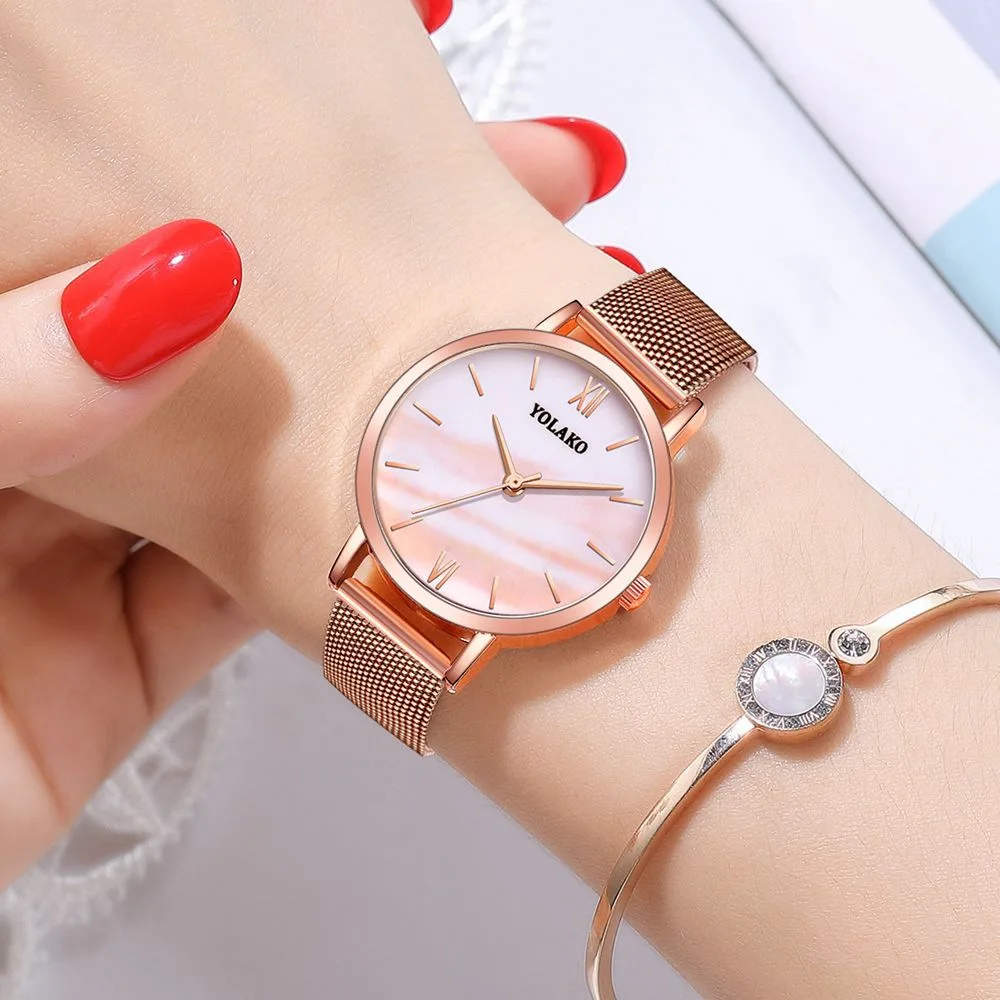 Women Fashion Rose Gold Quartz Watch Ladies Casual Simple Wristwatch Gift for Girls Saat Clock Relogio Feminino Reloj Mujer
Women Fashion Rose Gold Quartz Watch Ladies Casual Simple Wristwatch Gift for Girls Saat Clock Relogio Feminino Reloj Mujer