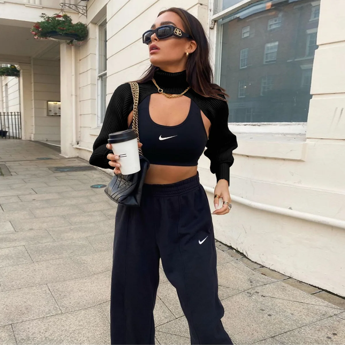 Women's Spring and Autumn Sweaters Short Loose Turtleneck Cropped Tops Solid Color Fashion Joint Apparel Hot Sale 2020
Women's Spring and Autumn Sweaters Short Loose Turtleneck Cropped Tops Solid Color Fashion Joint Apparel Hot Sale 2020