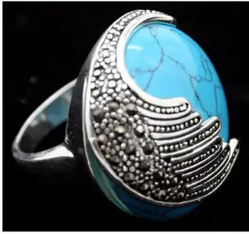 Free Shipping wholesale NEW Blue Natural jade Marcasite 925 Sterling Silver Ring Size 7/8/9/10
Free Shipping wholesale NEW Blue Natural jade Marcasite 925 Sterling Silver Ring Size 7/8/9/10
