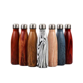 JM 500ml Wood Grain Thermos Bottle Double-Wall Stainless Steel Vacuum Flask Portable Travel Insulated Beer Cola Chilly Bottle
JM 500ml Wood Grain Thermos Bottle Double-Wall Stainless Steel Vacuum Flask Portable Travel Insulated Beer Cola Chilly Bottle