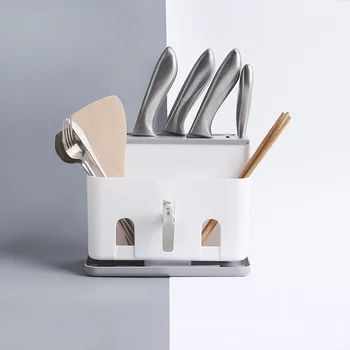 Multifunctional Kitchen Knife Holder Plastic Knife Storage Racks Chopsticks Drain Rack Concise Tableware Storage Rack
Multifunctional Kitchen Knife Holder Plastic Knife Storage Racks Chopsticks Drain Rack Concise Tableware Storage Rack