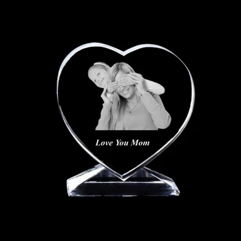 3D Laser Engraved Crystal Photo Frame with Stand Personalized Pictures Glass Album Best gifts for Wedding Anniversary MOM Women
3D Laser Engraved Crystal Photo Frame with Stand Personalized Pictures Glass Album Best gifts for Wedding Anniversary MOM Women
