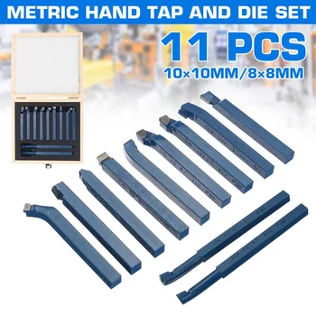 11Pcs 10*10mm 8*8mm Carbide Tip Tipped Bit Set Brazed Milling Cutter Tools For Metal CNC Lathe, Welding Turning Tool Holder
11Pcs 10*10mm 8*8mm Carbide Tip Tipped Bit Set Brazed Milling Cutter Tools For Metal CNC Lathe, Welding Turning Tool Holder