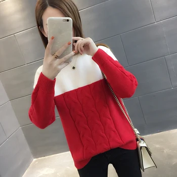 2020 net new wine red sweater female autumn and winter low collar inside the ride loose thickening primer shirt blouse wild tide
2020 net new wine red sweater female autumn and winter low collar inside the ride loose thickening primer shirt blouse wild tide
