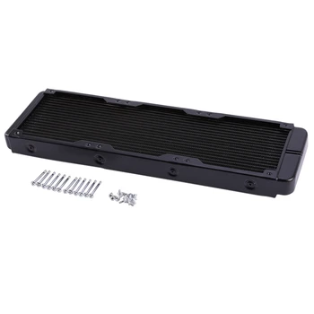 Computer Water Cooling Radiator, 18 Pipe Heatsink Cooler Water Cooling Kit Heat Radiator Water Liquid Screw Heat Exchanger 360mm
Computer Water Cooling Radiator, 18 Pipe Heatsink Cooler Water Cooling Kit Heat Radiator Water Liquid Screw Heat Exchanger 360mm