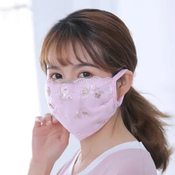 Reusable Washable Women Summer Sun Protection Mouth Face Mask Breathable Lace Dust-Proof Foldable Mask
Reusable Washable Women Summer Sun Protection Mouth Face Mask Breathable Lace Dust-Proof Foldable Mask