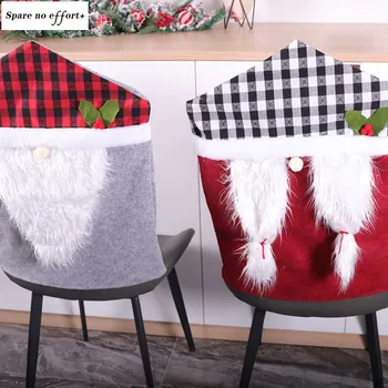Chair Cover Backrest Cover Christmas Black lattice Christmas Decoration Christmas Decorations for Old Man Hairy Red House
Chair Cover Backrest Cover Christmas Black lattice Christmas Decoration Christmas Decorations for Old Man Hairy Red House