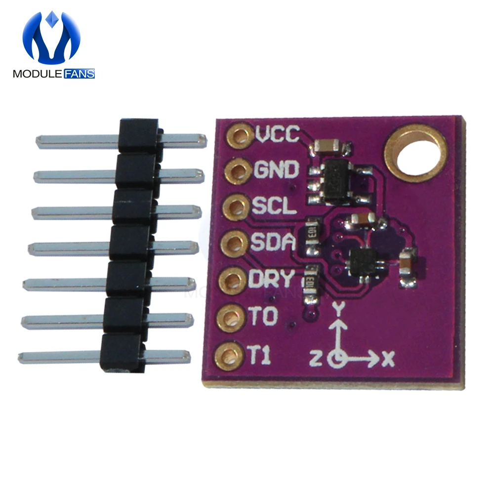 Магнитный компас HMC5883L, магнитный датчик, Модульная плата Micro Tesla  LSB для Arduino, 3-осевой, трехосевой, 3,3 В, 5 В | AliExpress
