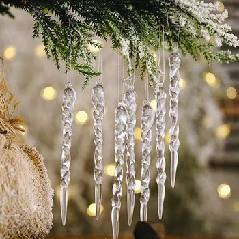 13cm Clear Acrylic Icicle Ornament of 5/10 Pieces Christmas Xmas Tree Ice Ornament Decoration Winter Birthday Party Supplies
13cm Clear Acrylic Icicle Ornament of 5/10 Pieces Christmas Xmas Tree Ice Ornament Decoration Winter Birthday Party Supplies