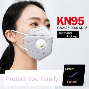 10pcs/set, N95 Folding Mask with Breathing Valve Face Protective KN95 Masks with Self-priming Filter In Individual Packing
10pcs/set, N95 Folding Mask with Breathing Valve Face Protective KN95 Masks with Self-priming Filter In Individual Packing