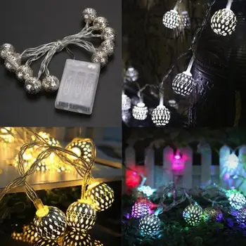 Moroccan 20LED LED String Lights Ball Lights String Beautiful Home Decoration Celebration Wedding Creative Hollow out Garden
Moroccan 20LED LED String Lights Ball Lights String Beautiful Home Decoration Celebration Wedding Creative Hollow out Garden