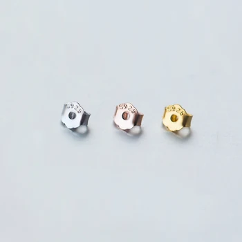 925 Sterling Silver Butterfly Back Stoppers Nuts Earrings Jewelry Findings for Stud Pin Jewelry Settings
925 Sterling Silver Butterfly Back Stoppers Nuts Earrings Jewelry Findings for Stud Pin Jewelry Settings