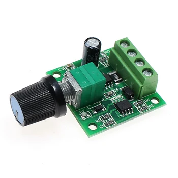 Miniature PWM speed controller DC1.8-12V DC motor 0~100% adjustable drive module input 2A PWM DC motor speed regulator
Miniature PWM speed controller DC1.8-12V DC motor 0~100% adjustable drive module input 2A PWM DC motor speed regulator