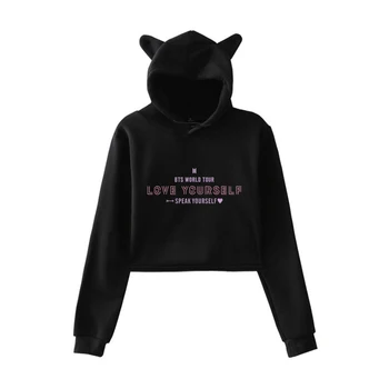 A Speak yourself Cat Ear Cap Hoodies Sweatshirt fashion trend sala Cat Crop Top Women Hoodies Sexy hot Kpop Harajuku 2xs-4xl 
A Speak yourself Cat Ear Cap Hoodies Sweatshirt fashion trend sala Cat Crop Top Women Hoodies Sexy hot Kpop Harajuku 2xs-4xl