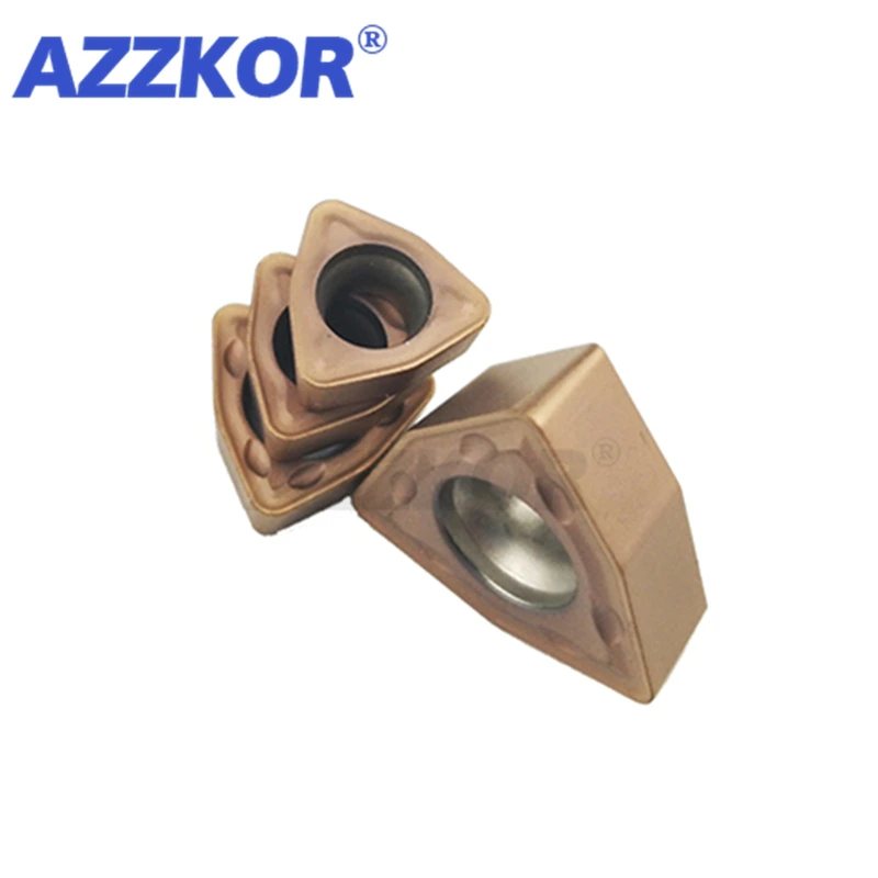 Fast Drilling Carbide Inserts Cutter CNC Milling Endmills Tools For Metal WCMX/WCMT AZZKOR Wholesale Alloy Inserts NT600
Fast Drilling Carbide Inserts Cutter CNC Milling Endmills Tools For Metal WCMX/WCMT AZZKOR Wholesale Alloy Inserts NT600