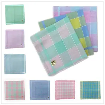 Polyester Cotton Plaid Light Color Ladies Handkerchief Square Scarf Female Retro Handkerchief Towels 29*29cm Home Textile 
Polyester Cotton Plaid Light Color Ladies Handkerchief Square Scarf Female Retro Handkerchief Towels 29*29cm Home Textile