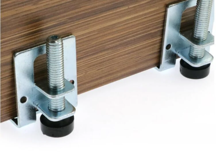 Description Picture 4 of item4pcs 0-5cm Screw furniture adjustable cabinet legs steel Table Sofa Metal Leveling Feet Corner Bracket Floor protection Hardware