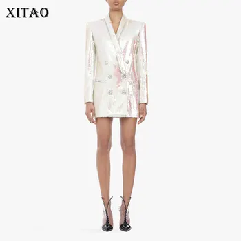 XITAO Sequin Personality Blazer Women Collect Waist Slim Fashion Streetwear Double Breasted Suit 2020 New Autumn Coat ZYQ4062
XITAO Sequin Personality Blazer Women Collect Waist Slim Fashion Streetwear Double Breasted Suit 2020 New Autumn Coat ZYQ4062