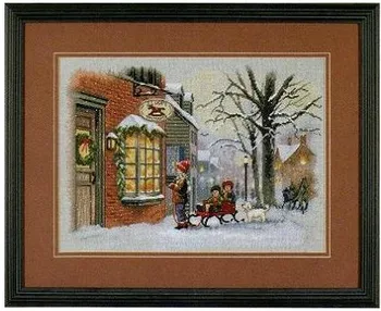 COTTON top quality lovely counted cross stitch kit A Christmas Wish snow day dimensions 08804 dim 8804 
COTTON top quality lovely counted cross stitch kit A Christmas Wish snow day dimensions 08804 dim 8804