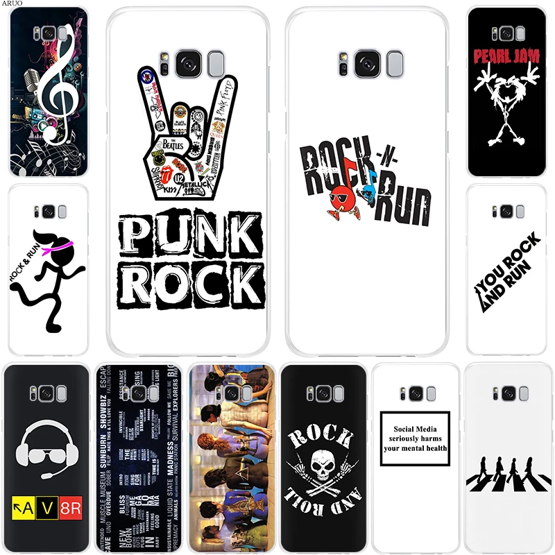 Мягкий ТПУ чехол Love music в стиле панк-рок для телефона Samsung Galaxy S105G S10 S8 S9 plus S10lite Note10