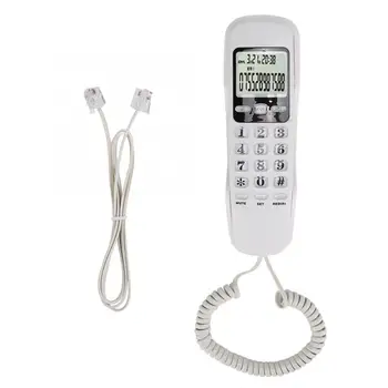 LCD Display Mini Wall Fixed Telephone DTMF/FSK Home Office Landline Phone with Dual Caller ID
LCD Display Mini Wall Fixed Telephone DTMF/FSK Home Office Landline Phone with Dual Caller ID