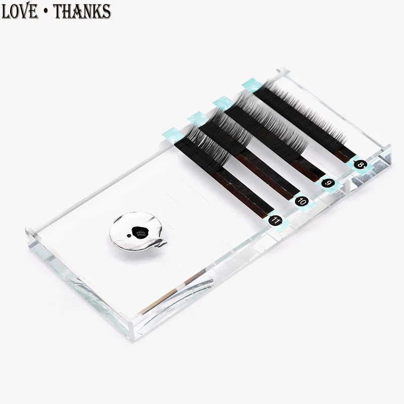 New 2 in 1 Acrylic False Eyelashes Stand Pad Pallet Lashes Holder with Tick Mark Fake Lashes Extension Essential Tool
New 2 in 1 Acrylic False Eyelashes Stand Pad Pallet Lashes Holder with Tick Mark Fake Lashes Extension Essential Tool
