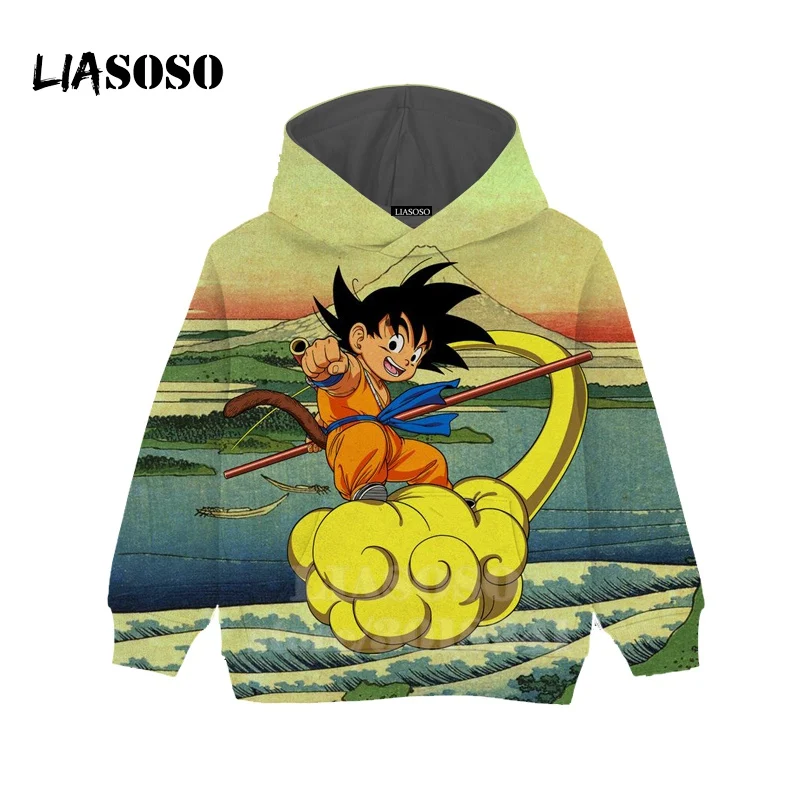 LIASOSO Children Teens O Neck Sweatshirt 3D Print Dragon Ball Son Goku T shirt Kids Top Boy Girl Pullover Baby Hoodies B157-39
LIASOSO Children Teens O Neck Sweatshirt 3D Print Dragon Ball Son Goku T shirt Kids Top Boy Girl Pullover Baby Hoodies B157-39