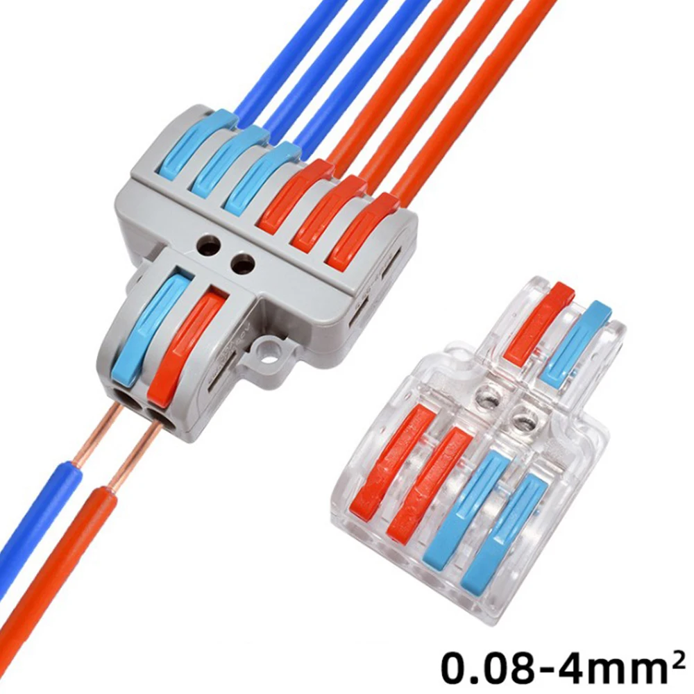 5PCS 2 Input 4 Output/2 Input 6 Output Universal Fast Wire Cable Connector Push-in Conductor Terminal Block
5PCS 2 Input 4 Output/2 Input 6 Output Universal Fast Wire Cable Connector Push-in Conductor Terminal Block