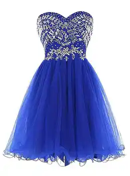 Short Blue Sweetheart Backless Homecoming Dress Rhinestone Piping Dress Graduation Ceremony A-Line Sleeveless Tulle Prom Gown
Short Blue Sweetheart Backless Homecoming Dress Rhinestone Piping Dress Graduation Ceremony A-Line Sleeveless Tulle Prom Gown
