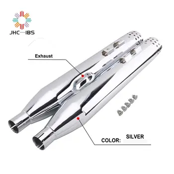 Motorcycle Megaphone Exhaust Pipe Muffler Slip-On For Harley Touring Bagger Models Dresser Road King Electra Glide 1995-2016
Motorcycle Megaphone Exhaust Pipe Muffler Slip-On For Harley Touring Bagger Models Dresser Road King Electra Glide 1995-2016